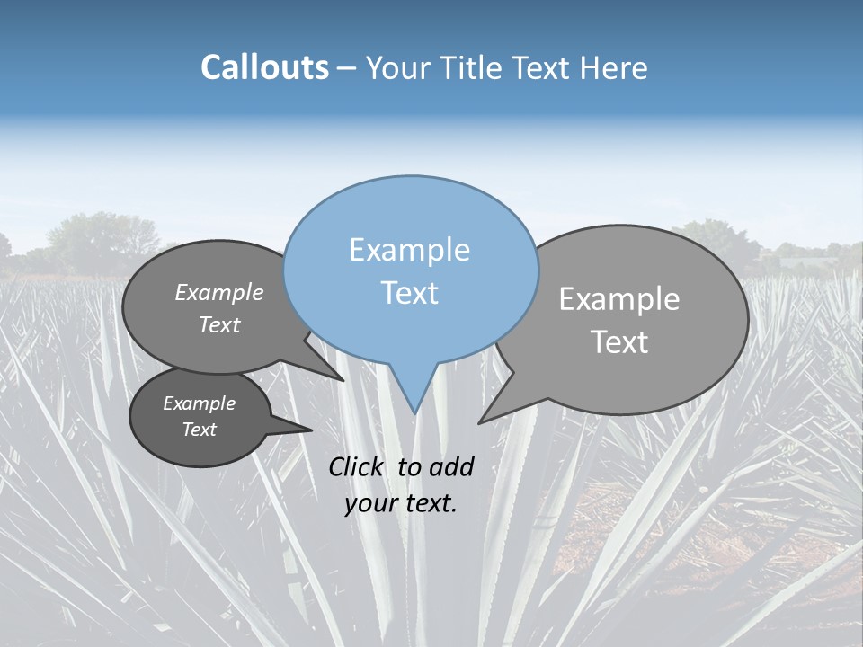 Sky Agriculture Landscape PowerPoint Template