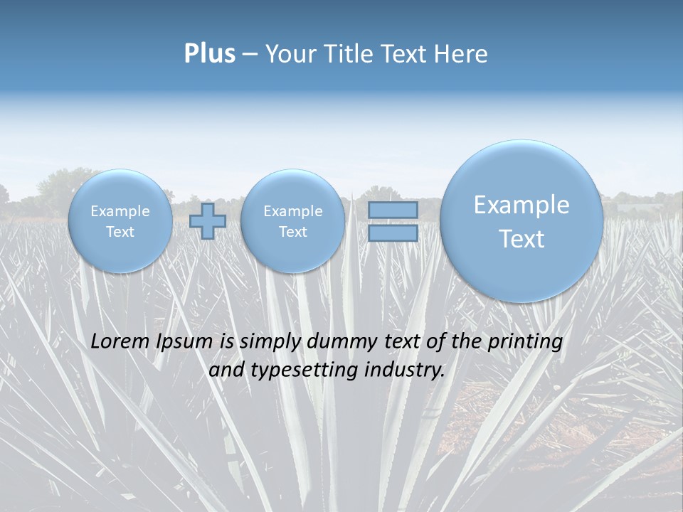 Sky Agriculture Landscape PowerPoint Template