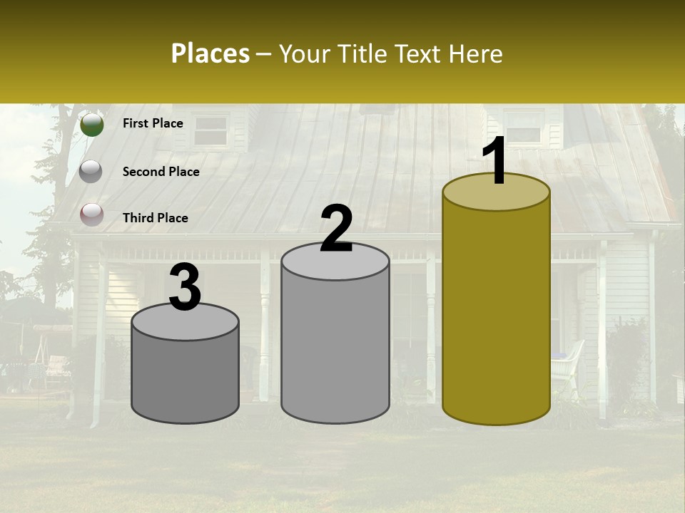 Lawn Aged Roof PowerPoint Template