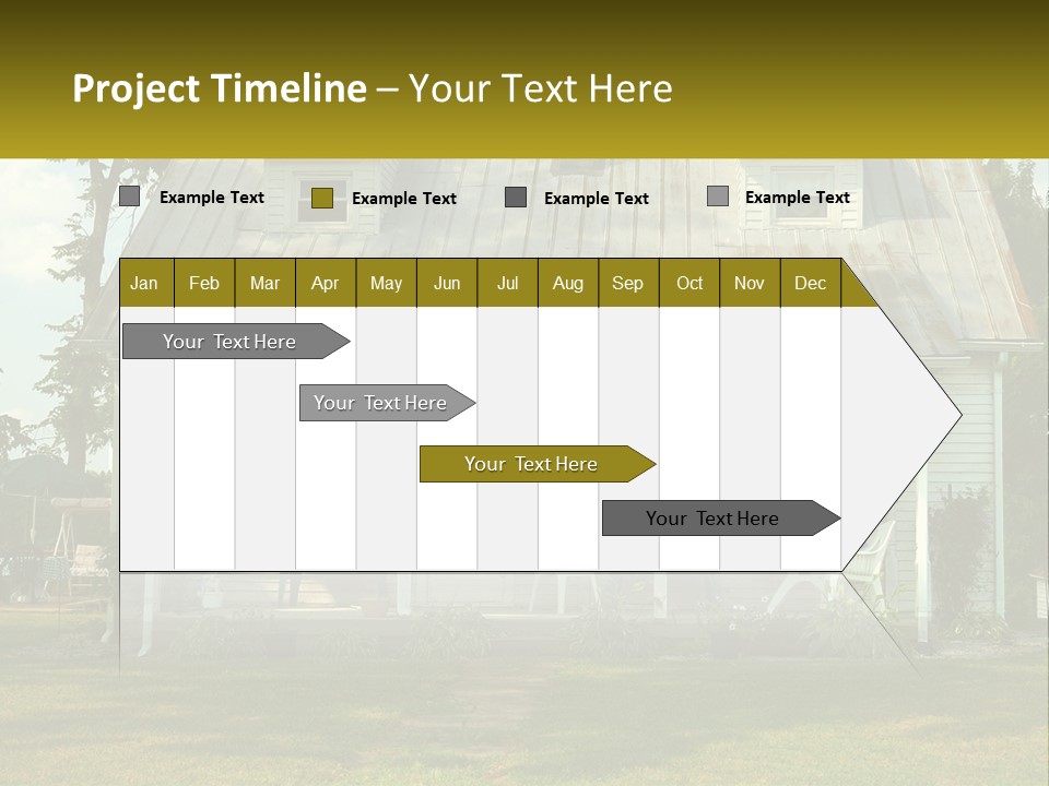 Lawn Aged Roof PowerPoint Template