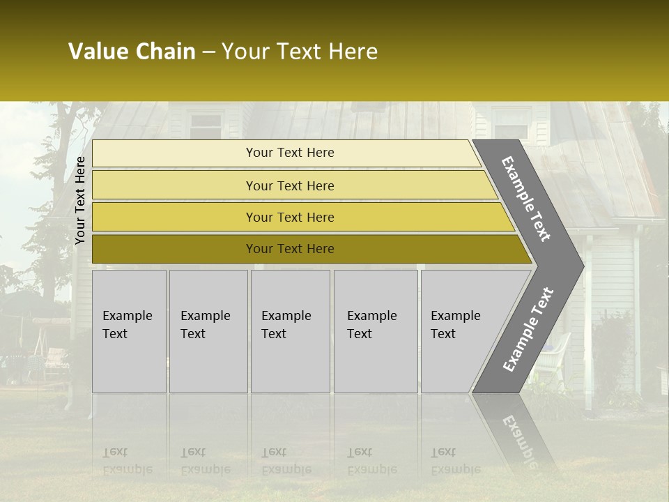 Lawn Aged Roof PowerPoint Template