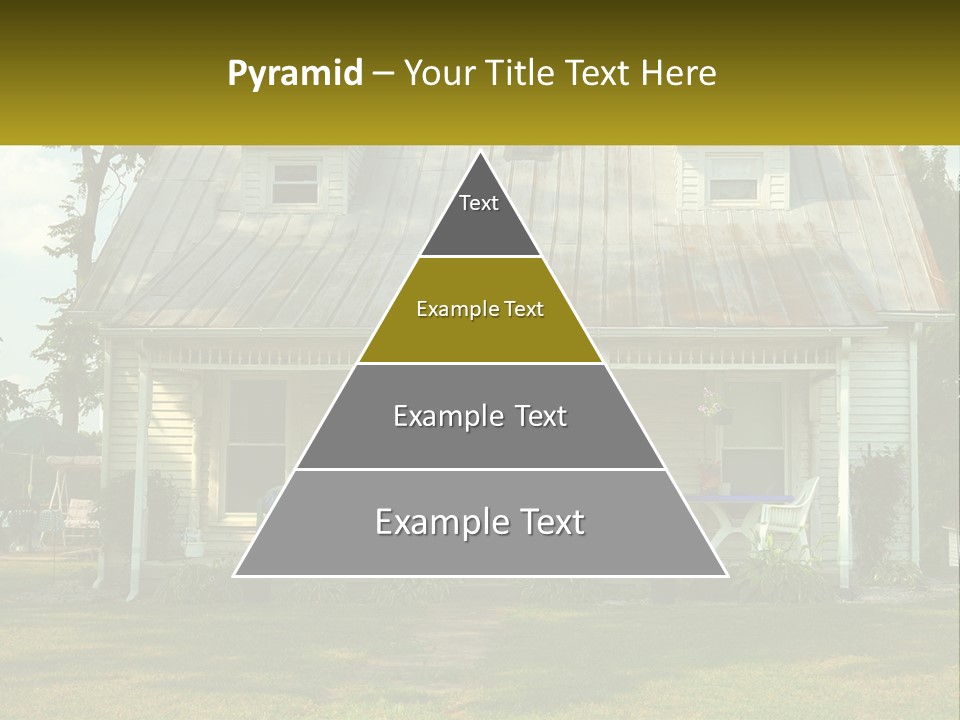 Lawn Aged Roof PowerPoint Template