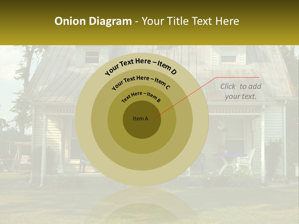 Lawn Aged Roof PowerPoint Template