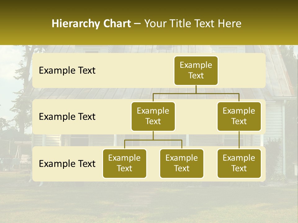 Lawn Aged Roof PowerPoint Template