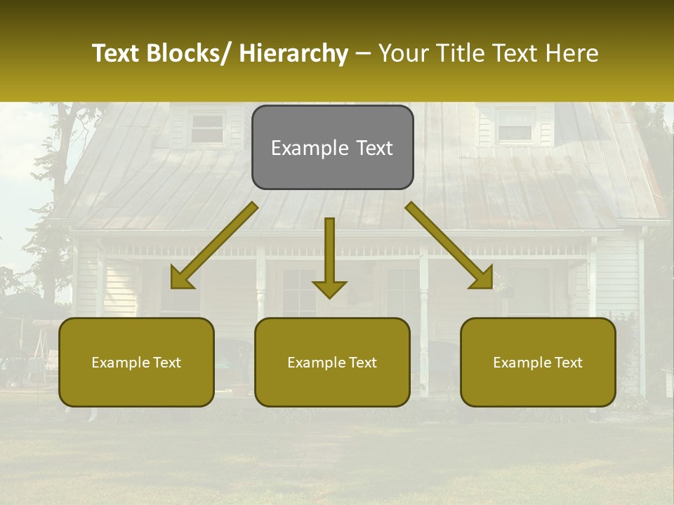 Lawn Aged Roof PowerPoint Template
