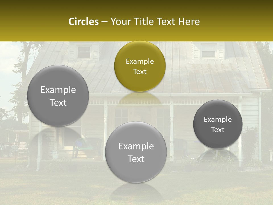 Lawn Aged Roof PowerPoint Template