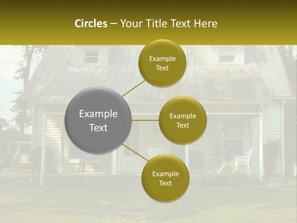 Lawn Aged Roof PowerPoint Template