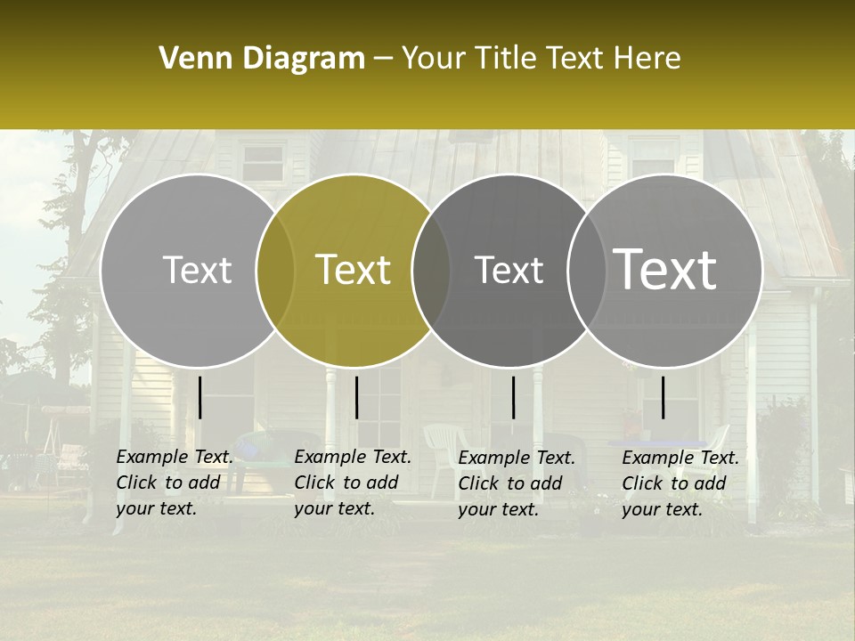 Lawn Aged Roof PowerPoint Template