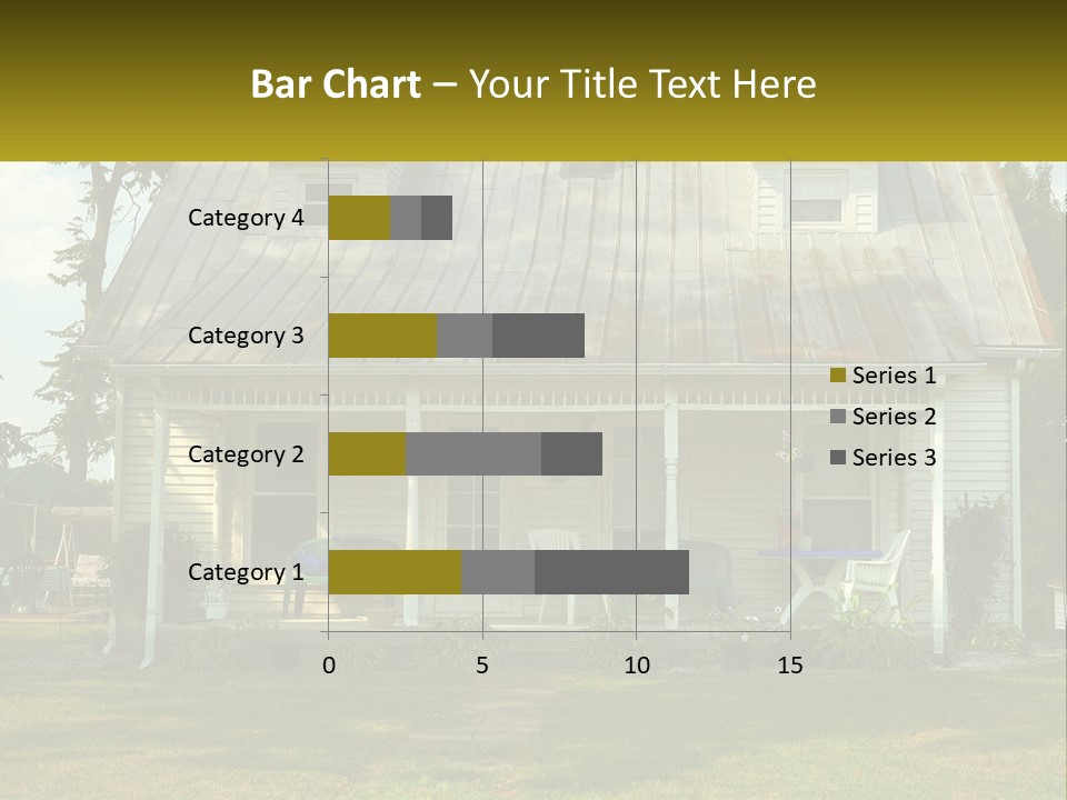 Lawn Aged Roof PowerPoint Template