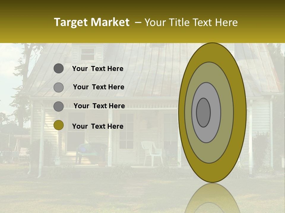Lawn Aged Roof PowerPoint Template