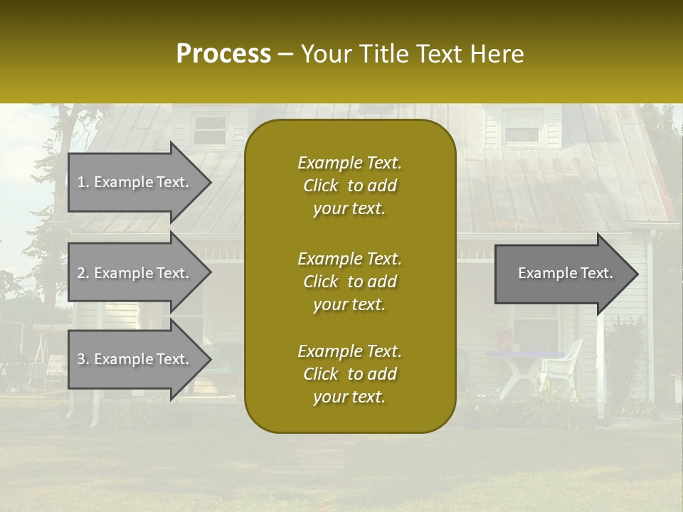 Lawn Aged Roof PowerPoint Template