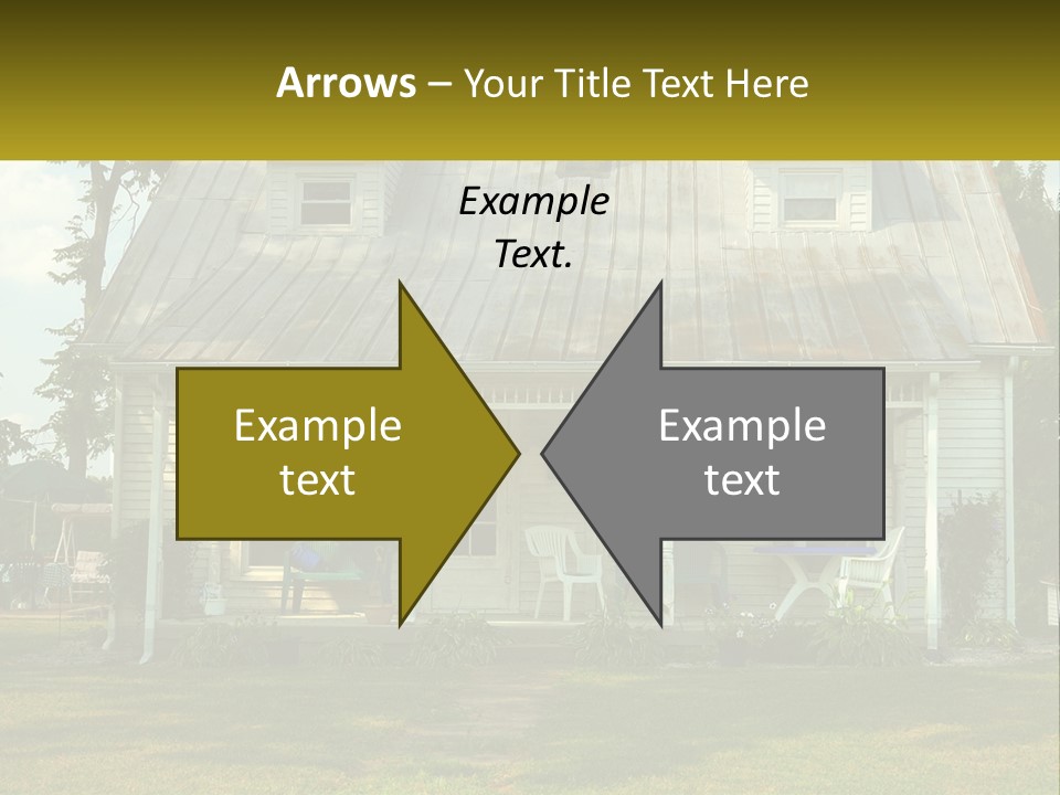 Lawn Aged Roof PowerPoint Template