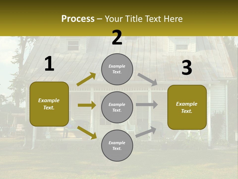 Lawn Aged Roof PowerPoint Template
