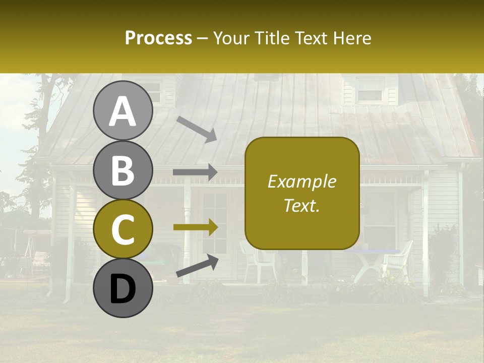 Lawn Aged Roof PowerPoint Template