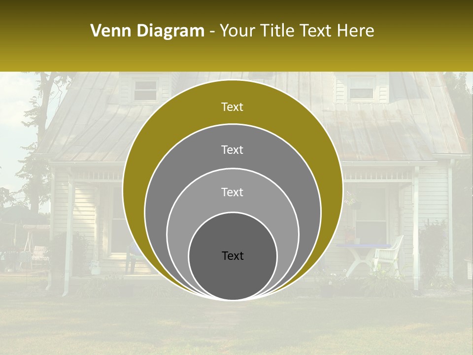 Lawn Aged Roof PowerPoint Template