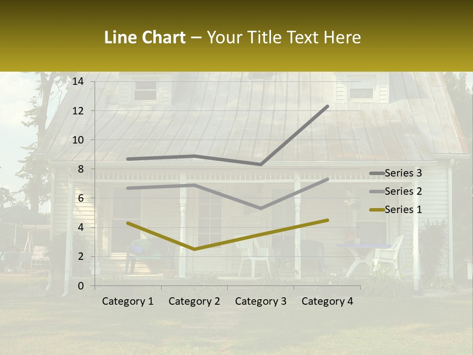 Lawn Aged Roof PowerPoint Template