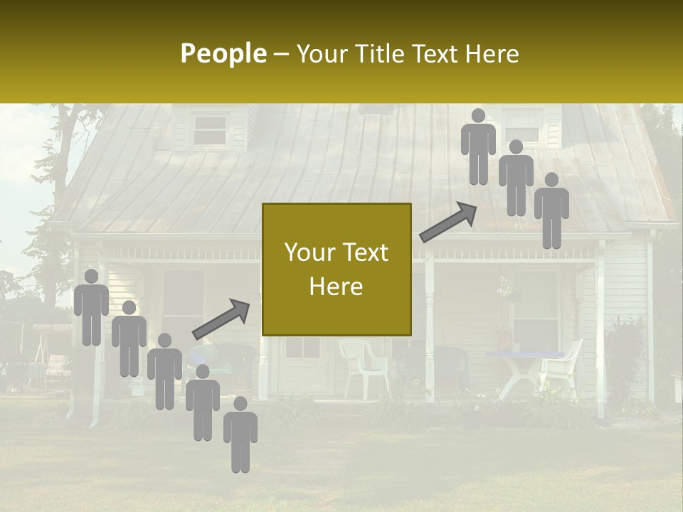 Lawn Aged Roof PowerPoint Template