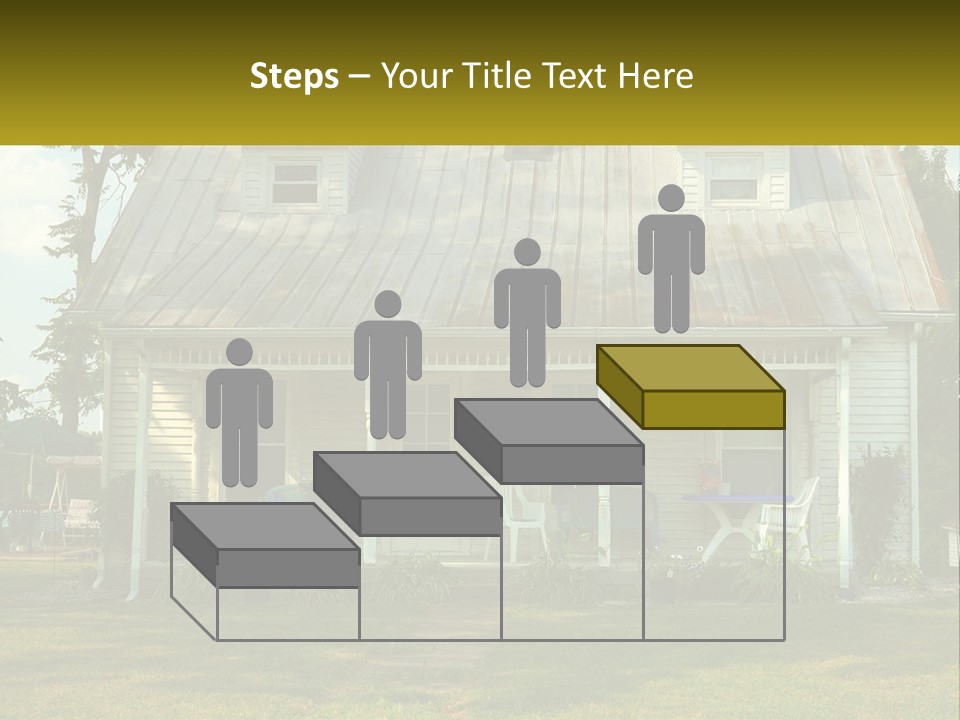 Lawn Aged Roof PowerPoint Template