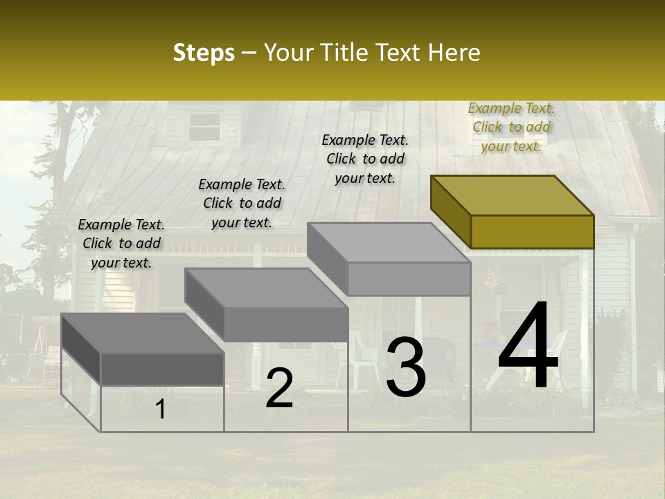 Lawn Aged Roof PowerPoint Template