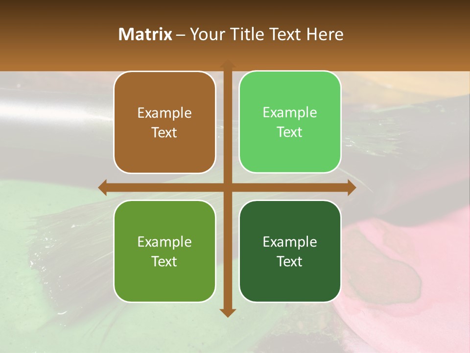 Art Reflection Class PowerPoint Template