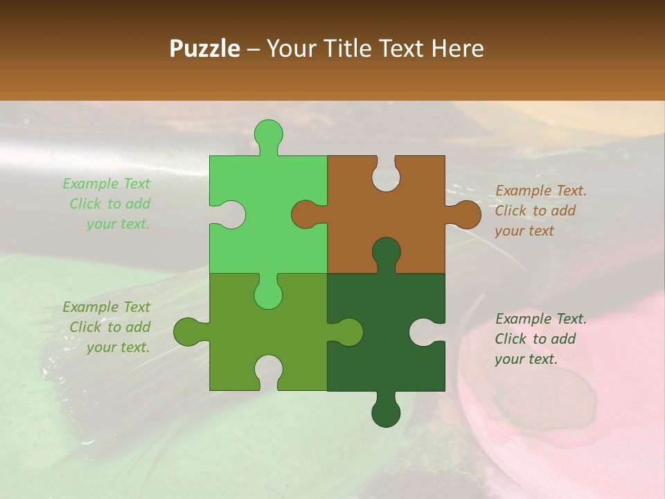 Art Reflection Class PowerPoint Template