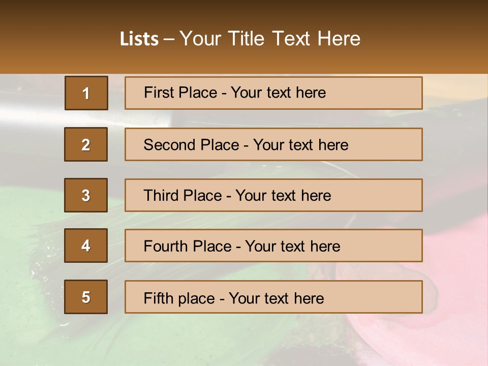 Art Reflection Class PowerPoint Template