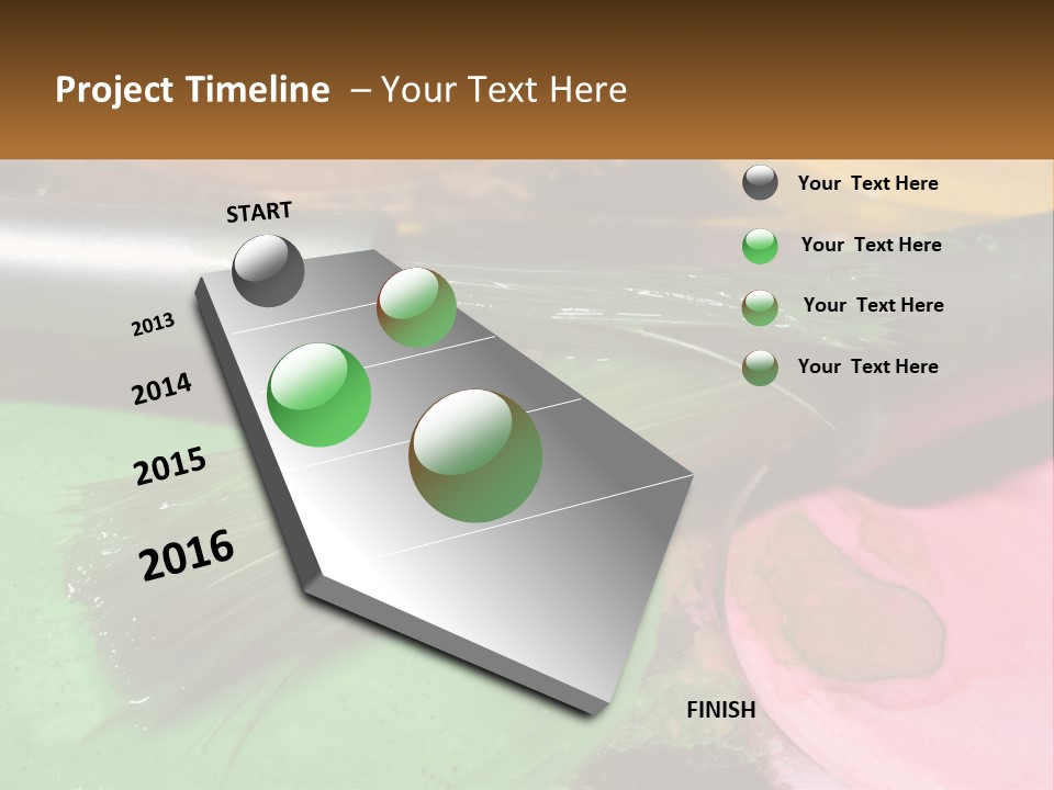 Art Reflection Class PowerPoint Template