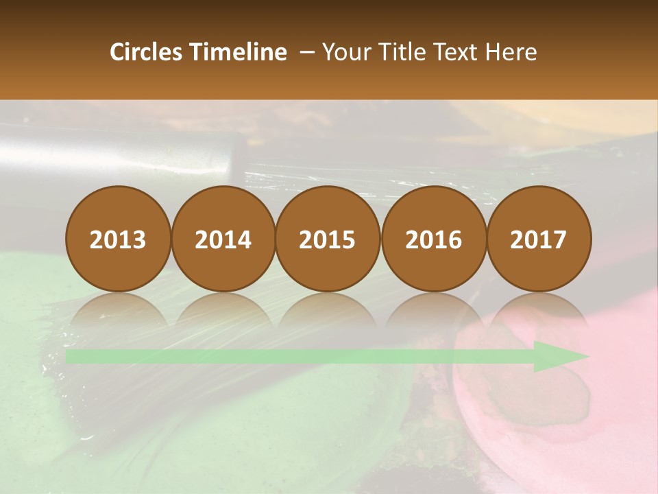 Art Reflection Class PowerPoint Template