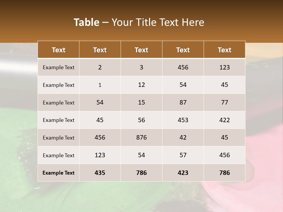 Art Reflection Class PowerPoint Template