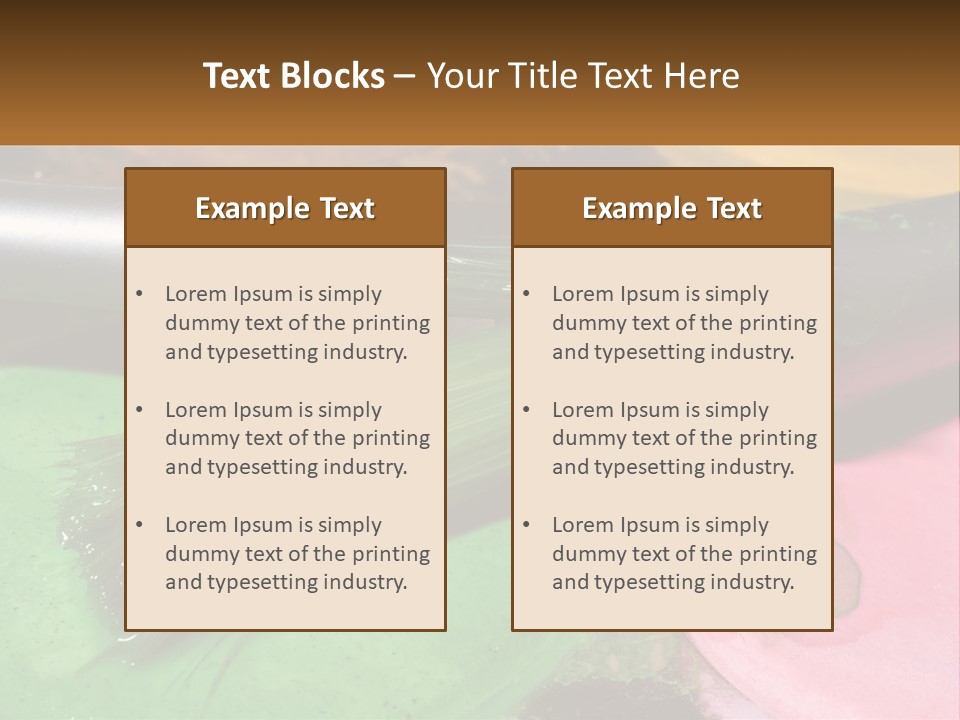 Art Reflection Class PowerPoint Template