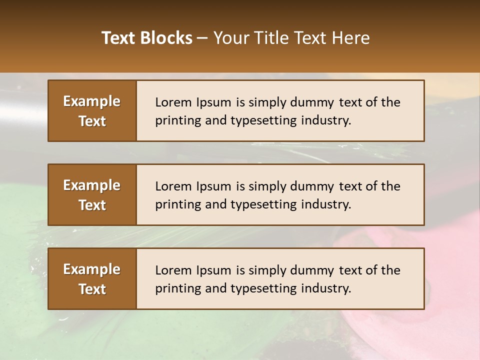 Art Reflection Class PowerPoint Template