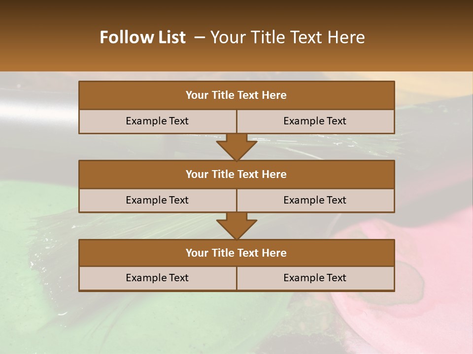 Art Reflection Class PowerPoint Template