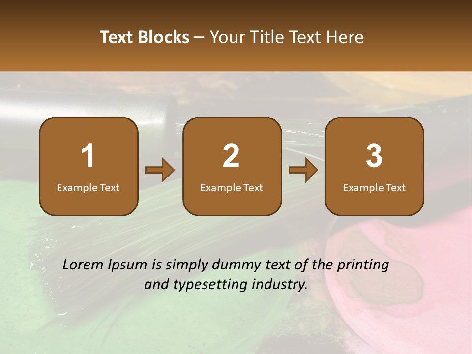 Art Reflection Class PowerPoint Template