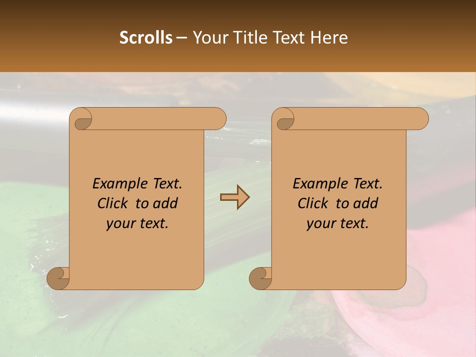 Art Reflection Class PowerPoint Template