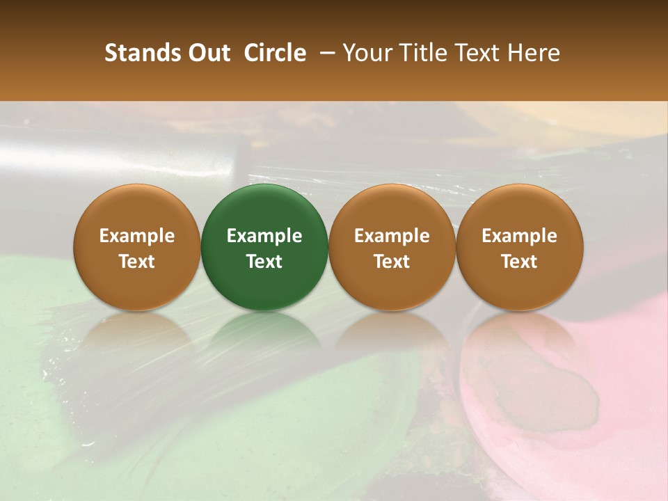 Art Reflection Class PowerPoint Template