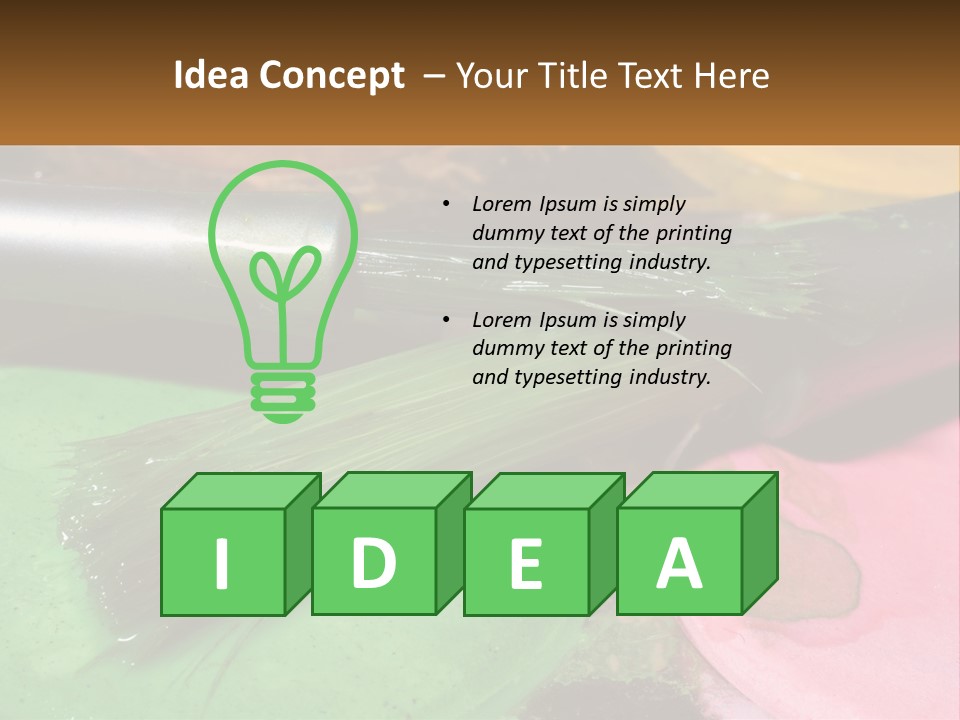 Art Reflection Class PowerPoint Template