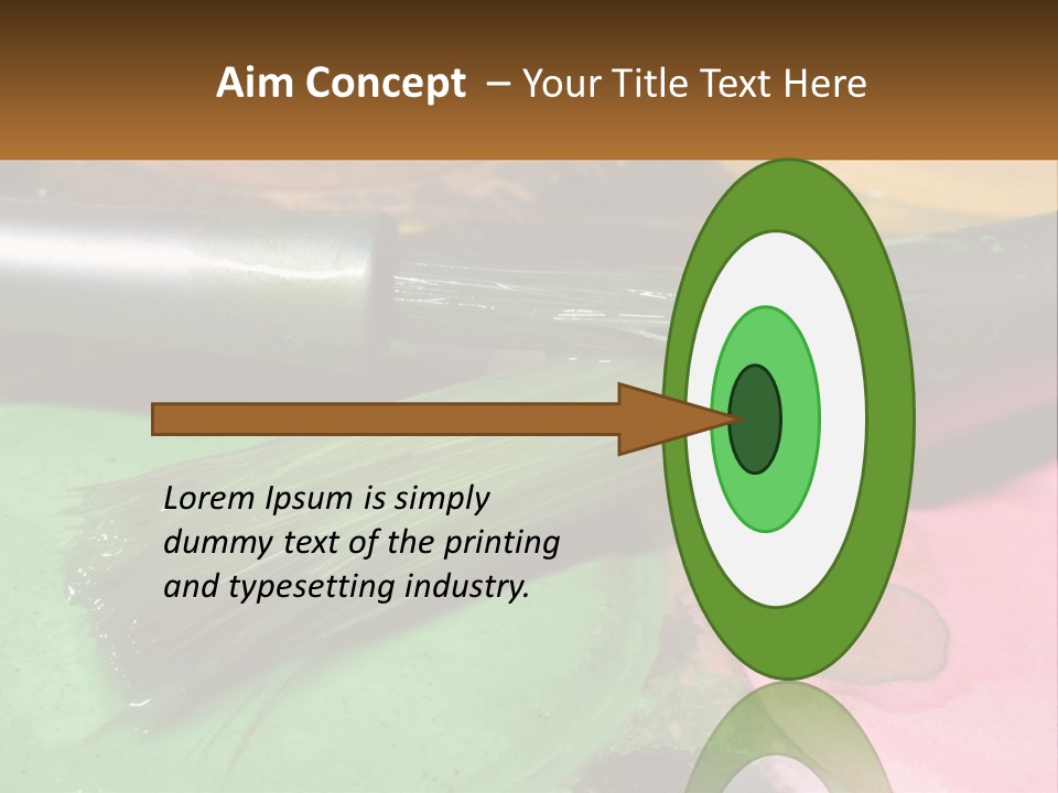 Art Reflection Class PowerPoint Template