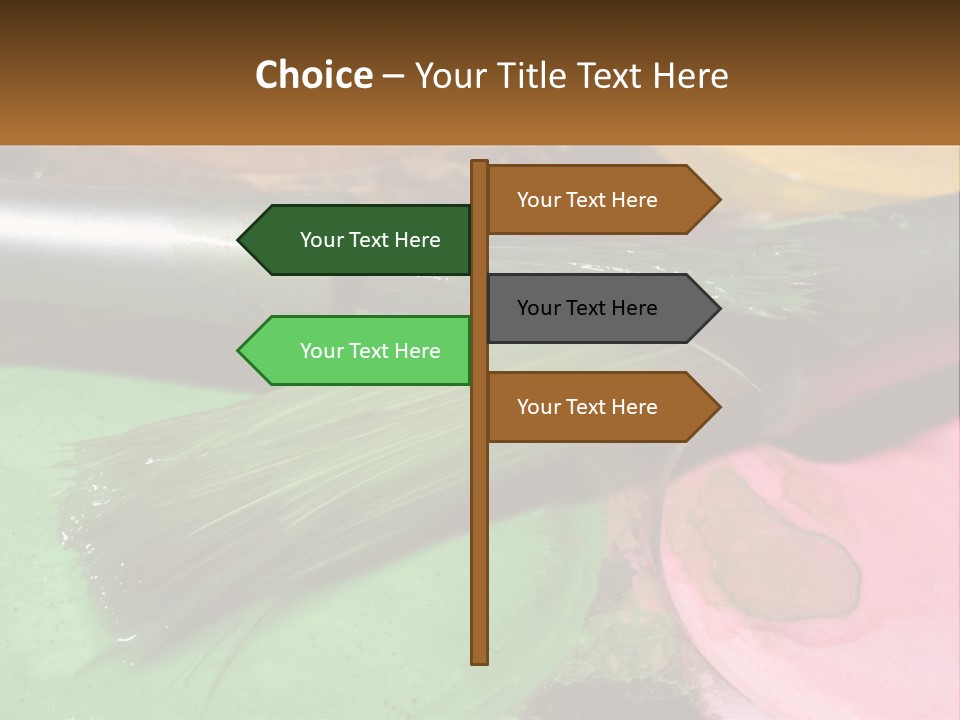 Art Reflection Class PowerPoint Template