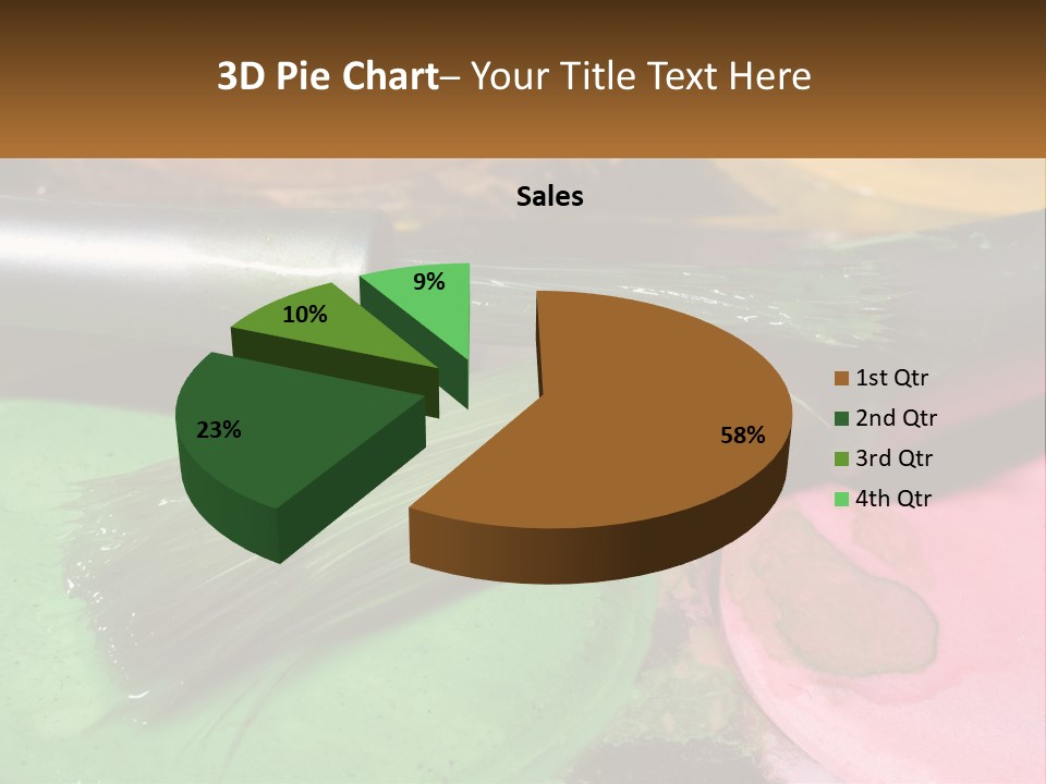 Art Reflection Class PowerPoint Template