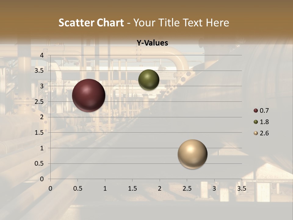 Barrel Object Petrochemical PowerPoint Template