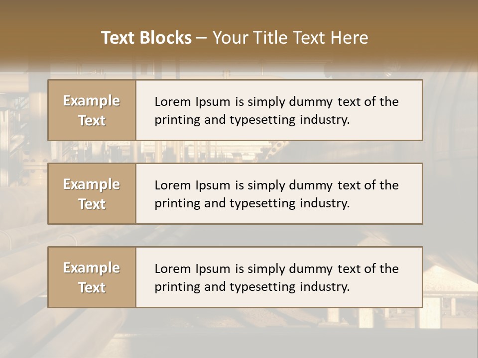 Barrel Object Petrochemical PowerPoint Template