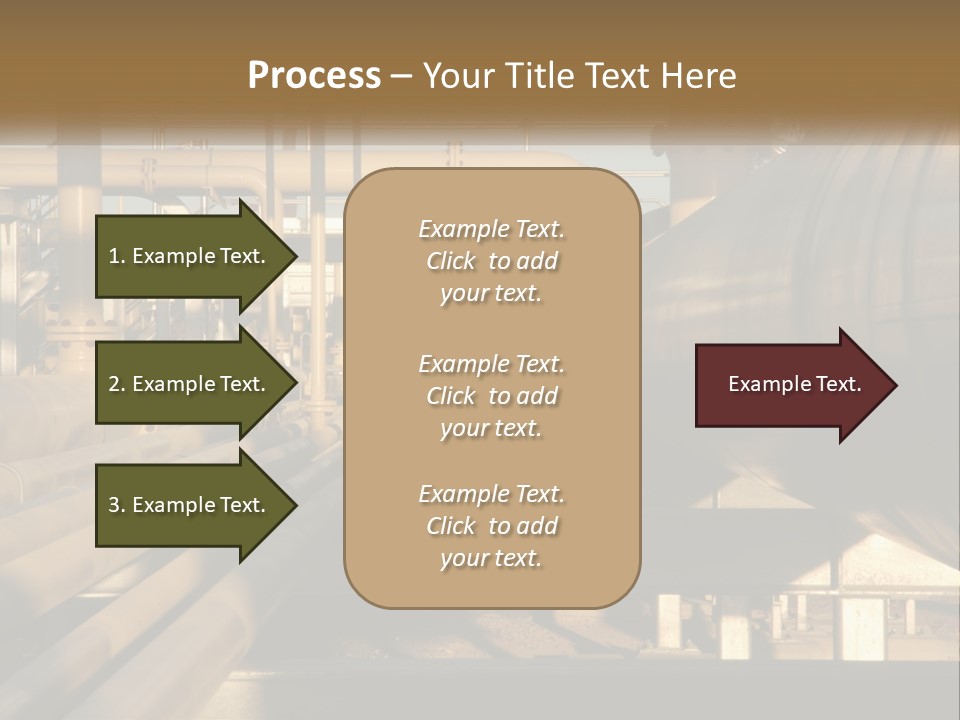 Barrel Object Petrochemical PowerPoint Template