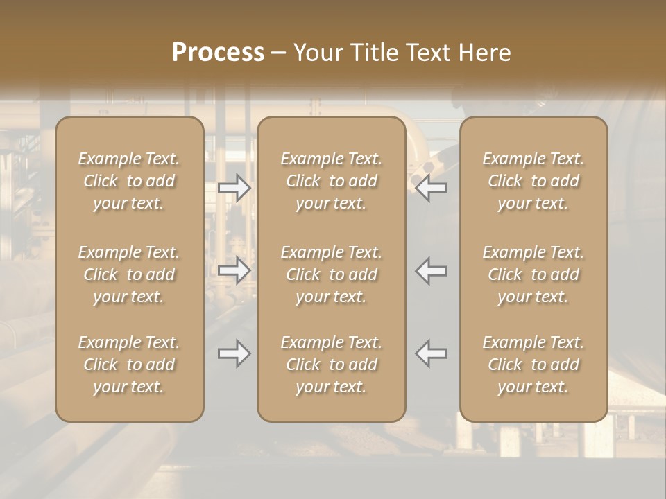 Barrel Object Petrochemical PowerPoint Template