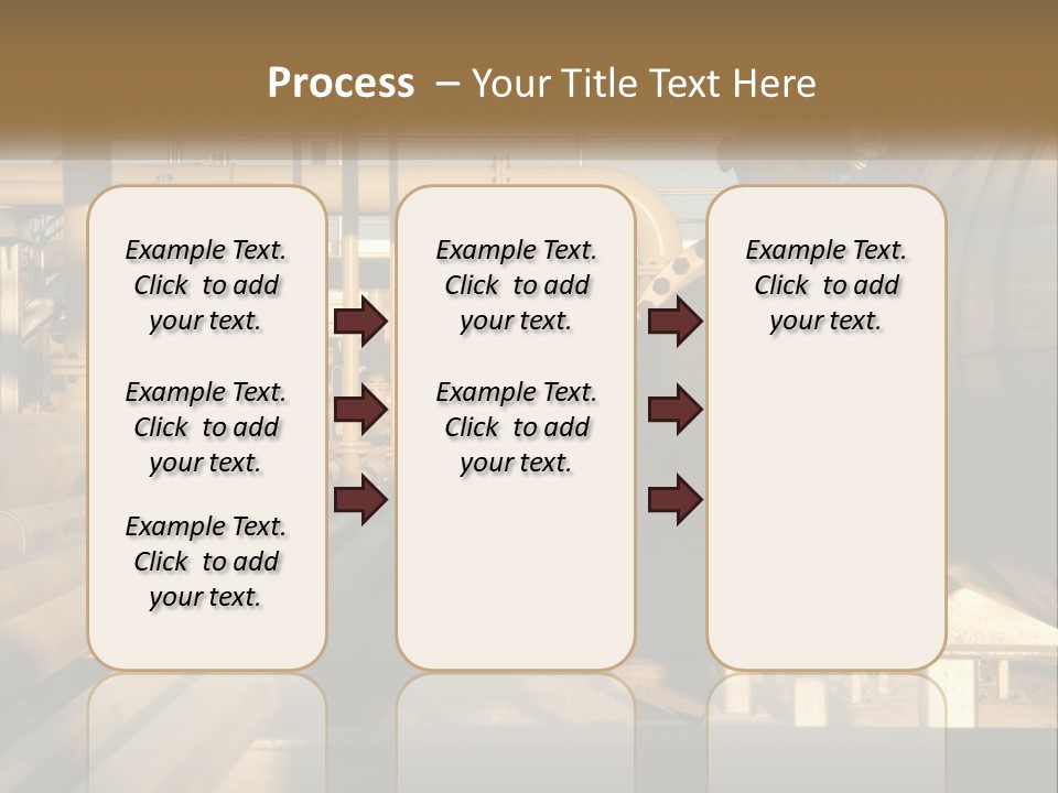 Barrel Object Petrochemical PowerPoint Template