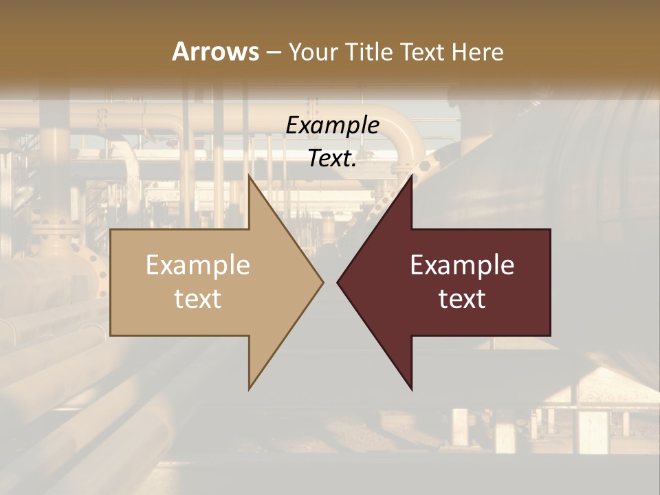 Barrel Object Petrochemical PowerPoint Template