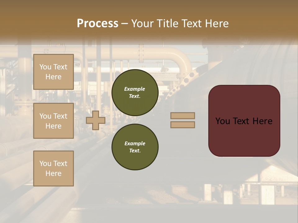 Barrel Object Petrochemical PowerPoint Template
