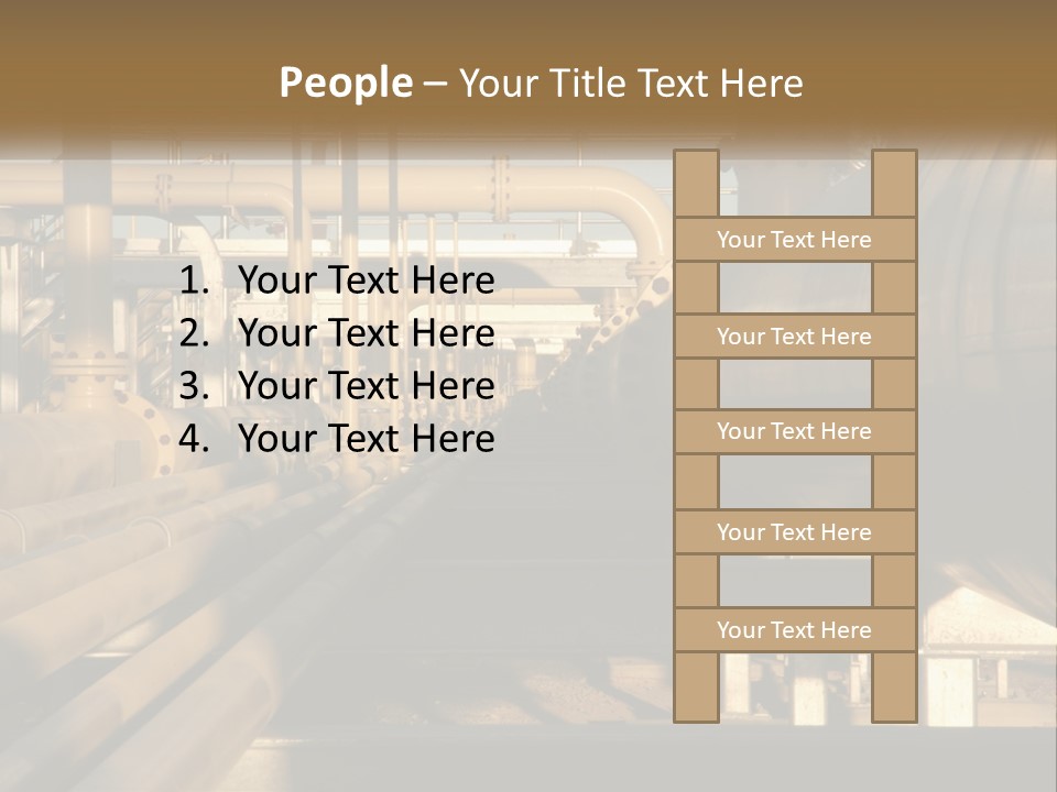Barrel Object Petrochemical PowerPoint Template