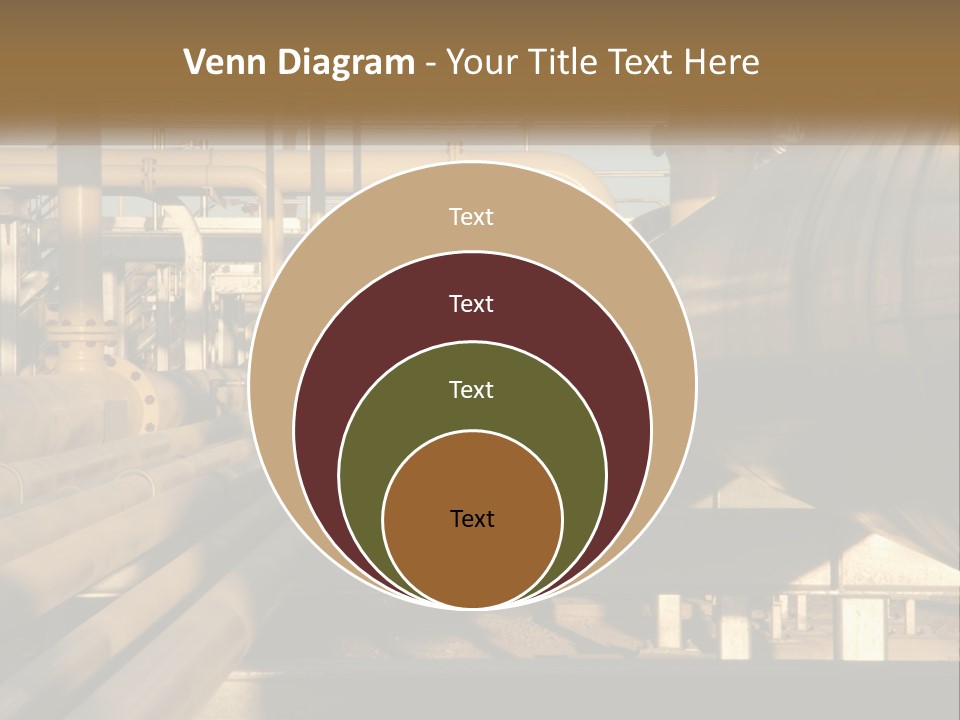 Barrel Object Petrochemical PowerPoint Template