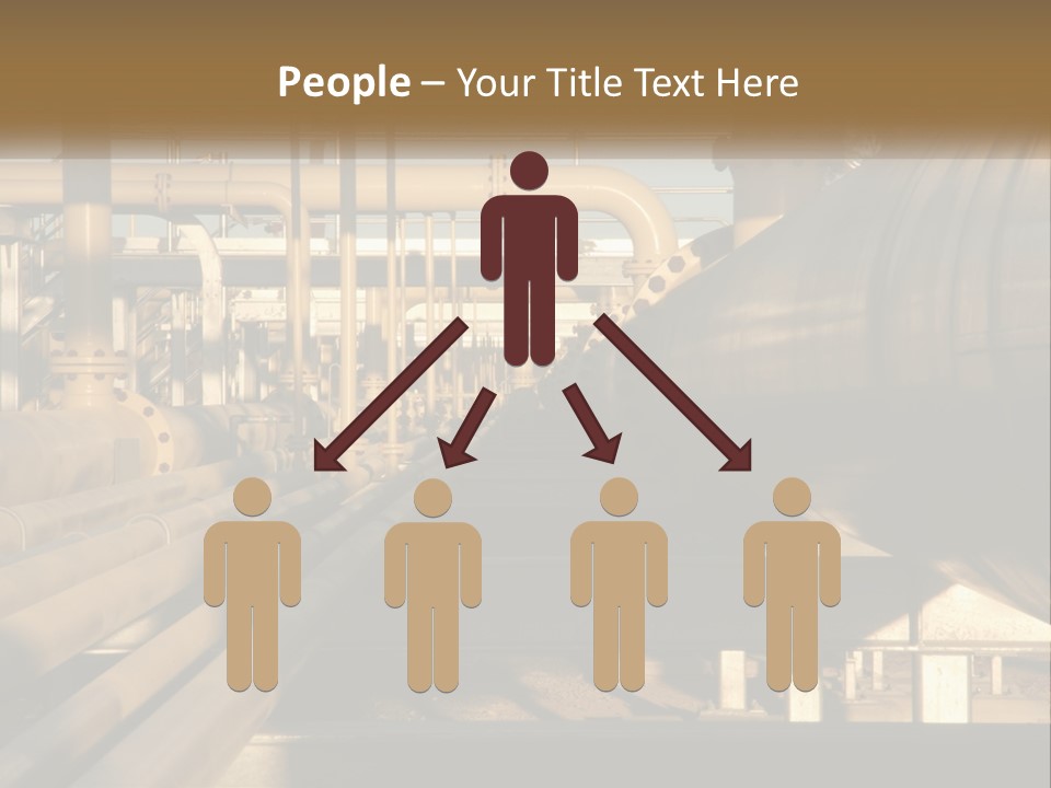 Barrel Object Petrochemical PowerPoint Template