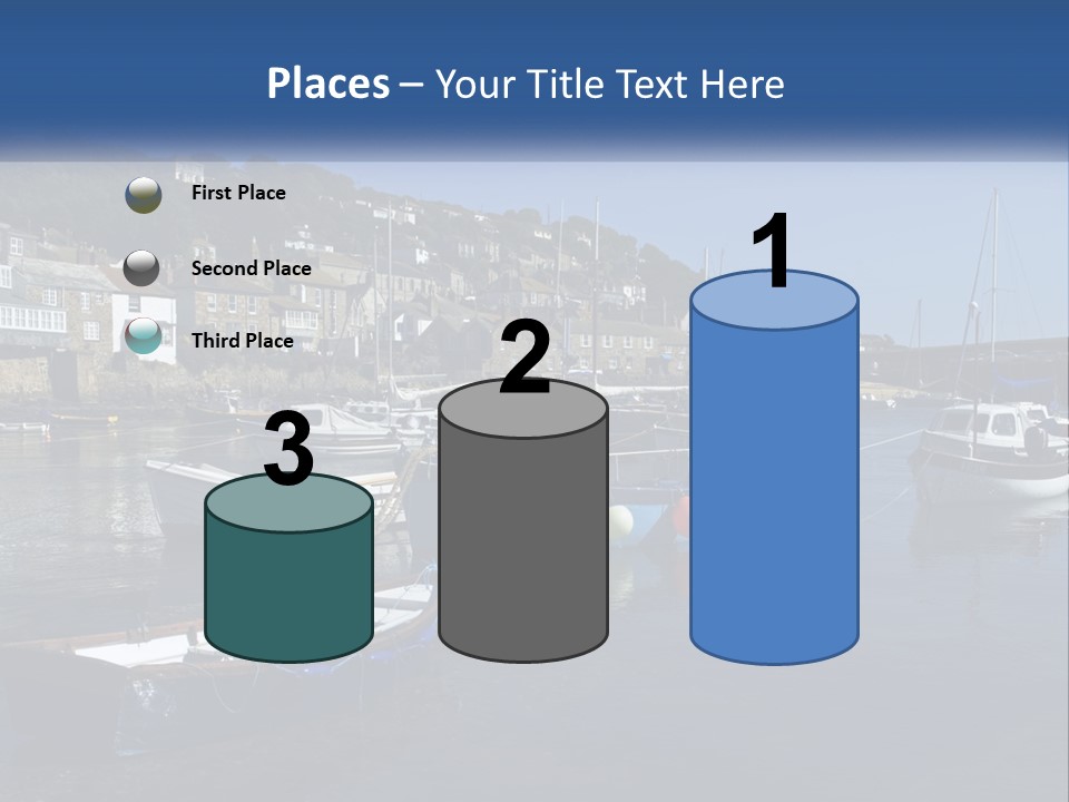 A Group Of Boats Floating On Top Of A Body Of Water PowerPoint Template